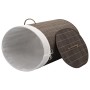 Cesto de la ropa de bambú ovalado marrón oscuro by , Laundry baskets - Ref: Foro24-242728, Price: 31,12 €, Discount: %