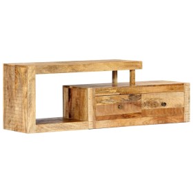 Mueble de TV de madera maciza de mango 120x30x40 cm de , Muebles TV - Ref: Foro24-248099, Precio: 225,58 €, Descuento: %