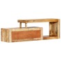 Mueble de TV de madera maciza de mango 120x30x40 cm de , Muebles TV - Ref: Foro24-248099, Precio: 225,58 €, Descuento: %
