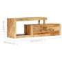Mueble de TV de madera maciza de mango 120x30x40 cm de , Muebles TV - Ref: Foro24-248099, Precio: 225,58 €, Descuento: %