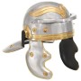 Réplica de casco de soldado romano rol en vivo acero plateado de , Armas coleccionables - Ref: Foro24-286210, Precio: 72,54 €...