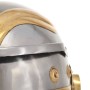 Réplica de casco de soldado romano rol en vivo acero plateado de , Armas coleccionables - Ref: Foro24-286210, Precio: 72,54 €...