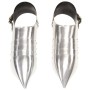 Réplica de escarpes de caballero medieval LARP acero plateado de , Armas coleccionables - Ref: Foro24-286238, Precio: 51,85 €...