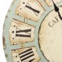 Reloj de pared de MDF multicolor 60 cm by , Wall clocks - Ref: Foro24-325183, Price: 46,80 €, Discount: %