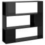 Estantería/divisor de espacios negro brillo 100x24x94 cm | Foro24.es | Tu tienda online para hogar, jardín y más Foro24.es