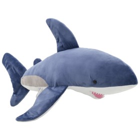 Tiburón de peluche azul y blanco de , Animales de peluche - Ref: Foro24-80227, Precio: 84,78 €, Descuento: %