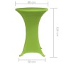 Funda elástica para mesa 2 unidades 80 cm verde by , Covers - Ref: Foro24-131433, Price: 26,22 €, Discount: %