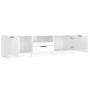 Hochglanzweißer TV-Schrank aus Sperrholz, 140 x 35 x 40 cm von vidaXL, TV-Möbel - Ref: Foro24-811454, Preis: 104,30 €, Rabatt: %