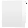 Glossy white plywood TV cabinet 140x35x40 cm by vidaXL, TV Furniture - Ref: Foro24-811454, Price: 100,78 €, Discount: %