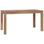 Mesa de comedor madera maciza teca acabado natural 140x70x76 cm | Foro24.es | Tu tienda online para hogar, jardín y más Foro24.es