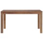 Mesa de comedor madera maciza teca acabado natural 140x70x76 cm | Foro24.es | Tu tienda online para hogar, jardín y más Foro24.es