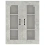 Concrete gray hanging wall cabinet 69.5x34x90 cm by vidaXL, Sideboards - Ref: Foro24-812289, Price: 80,90 €, Discount: %