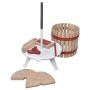 Conjunto de prensa y trituradora de frutas y vinos 2 piezas de , Producción de vino - Ref: Foro24-277149, Precio: 186,33 €, D...