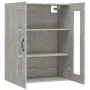Concrete gray hanging wall cabinet 69.5x34x90 cm by vidaXL, Sideboards - Ref: Foro24-812289, Price: 80,90 €, Discount: %