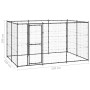 Perrera de exterior de acero 7,26 m² by , Dog kennels and fences - Ref: Foro24-3082298, Price: 346,64 €, Discount: %