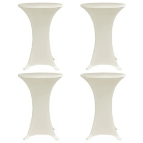 Mantel elástico para mesa alta 4 unidades color