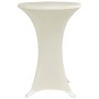 Mantel elástico para mesa alta 4 unidades color crema Ø70 cm | Foro24.es | Tu tienda online para hogar, jardín y más Foro24.es