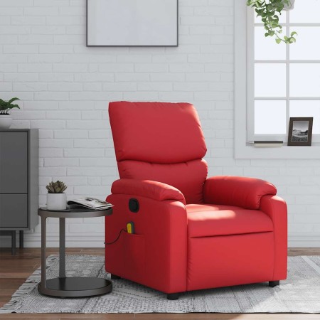 Sillón de masaje reclinable cuero sintético rojo | Foro24.es | Tu tienda online para hogar, jardín y más Foro24.es