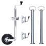Rueda de remolque 48 mm con 2 tubos de soporte y 3 abrazaderas von , Anhänger für Güter und Transport - Ref: Foro24-3214426, ...