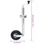 Rueda de remolque 48 mm con 2 tubos de soporte y 3 abrazaderas von , Anhänger für Güter und Transport - Ref: Foro24-3214426, ...