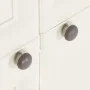Armario de plástico diseño madera blanco angora 79x43x125 cm de vidaXL, Taquillas y armarios de almacenamiento - Ref: Foro24-...