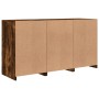 Aparador con luces LED roble ahumado 123x37x67 cm von , Sideboards - Ref: Foro24-3209062, Preis: 143,25 €, Rabatt: %