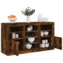 Aparador con luces LED roble ahumado 123x37x67 cm von , Sideboards - Ref: Foro24-3209083, Preis: 147,58 €, Rabatt: %