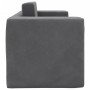 Sofá cama de niños 2 plazas felpa suave gris antracita by , Baby and Toddler Furniture - Ref: Foro24-357036, Price: 57,25 €, ...