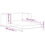 Sofá cama de niños 2 plazas felpa suave gris antracita by , Baby and Toddler Furniture - Ref: Foro24-357036, Price: 57,25 €, ...