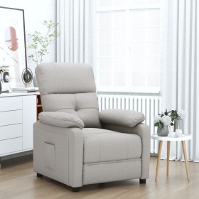 Sillón reclinable de tela gris taupe by , Armchairs - Ref: Foro24-348283, Price: 187,22 €, Discount: %
