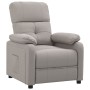Sillón reclinable de tela gris taupe by , Armchairs - Ref: Foro24-348283, Price: 187,22 €, Discount: %