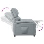 Sillón reclinable de tela gris claro | Foro24.es | Tu tienda online para hogar, jardín y más Foro24.es
