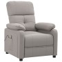 Sillón de masaje reclinable de tela gris taupé | Foro24.es | Tu tienda online para hogar, jardín y más Foro24.es