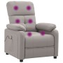 Sillón de masaje reclinable de tela gris taupé | Foro24.es | Tu tienda online para hogar, jardín y más Foro24.es