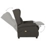 Sillón de masaje reclinable de tela gris taupé by , Electric massage chairs - Ref: Foro24-348524, Price: 242,36 €, Discount: %