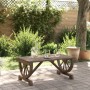 Mesa de centro de jardín madera maciza abeto 90x50x40 cm von , Gartentische - Ref: Foro24-365108, Preis: 90,44 €, Rabatt: %