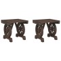 Taburetes de jardín 2 unidades madera maciza de abeto by , Garden chairs - Ref: Foro24-3207134, Price: 115,82 €, Discount: %