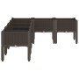 Jardinera con patas PP marrón 160x120x42 cm | Foro24.es | Tu tienda online para hogar, jardín y más Foro24.es