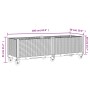 Jardinera con ruedas PP marrón 160x50x54 cm | Foro24.es | Tu tienda online para hogar, jardín y más Foro24.es
