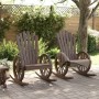 Sillas mecedoras Adirondack 2 uds madera maciza de abeto von , Gartenstühle - Ref: Foro24-3207120, Preis: 296,18 €, Rabatt: %