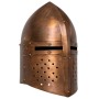 Réplica de casco de caballero medieval antiguo LARP acero cobre de , Armas coleccionables - Ref: Foro24-286225, Precio: 56,48...