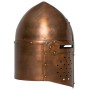 Réplica de casco de caballero medieval antiguo LARP acero cobre de , Armas coleccionables - Ref: Foro24-286225, Precio: 56,48...
