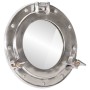 Espejo de ojo de buey de pared aluminio y vidrio Ø30 cm by , Mirrors - Ref: Foro24-357848, Price: 50,30 €, Discount: %