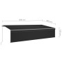 Toldo retráctil manual con persiana y LED antracita 6x3 m by , Awnings - Ref: Foro24-3069484, Price: 499,78 €, Discount: %