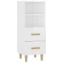Sperrholz Anrichte glänzend weiß 34,5x34x90 cm von vidaXL, Sideboards - Ref: Foro24-812363, Preis: 64,60 €, Rabatt: %