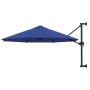 Sombrilla de pared con palo de metal azul 300 cm by , Umbrellas - Ref: Foro24-47301, Price: 100,24 €, Discount: %