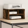 Soporte impresora madera ingeniería roble ahumado 40x32x22,5 cm de , Soportes para impresoras - Ref: Foro24-840601, Precio: 3...