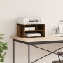 Soporte impresora madera ingeniería roble ahumado 40x32x22,5 cm de , Soportes para impresoras - Ref: Foro24-840601, Precio: 3...