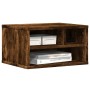 Soporte impresora madera ingeniería roble ahumado 40x32x22,5 cm de , Soportes para impresoras - Ref: Foro24-840601, Precio: 3...