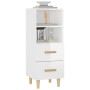 Bright white plywood sideboard 34.5x34x90 cm by vidaXL, Sideboards - Ref: Foro24-812363, Price: 64,55 €, Discount: %